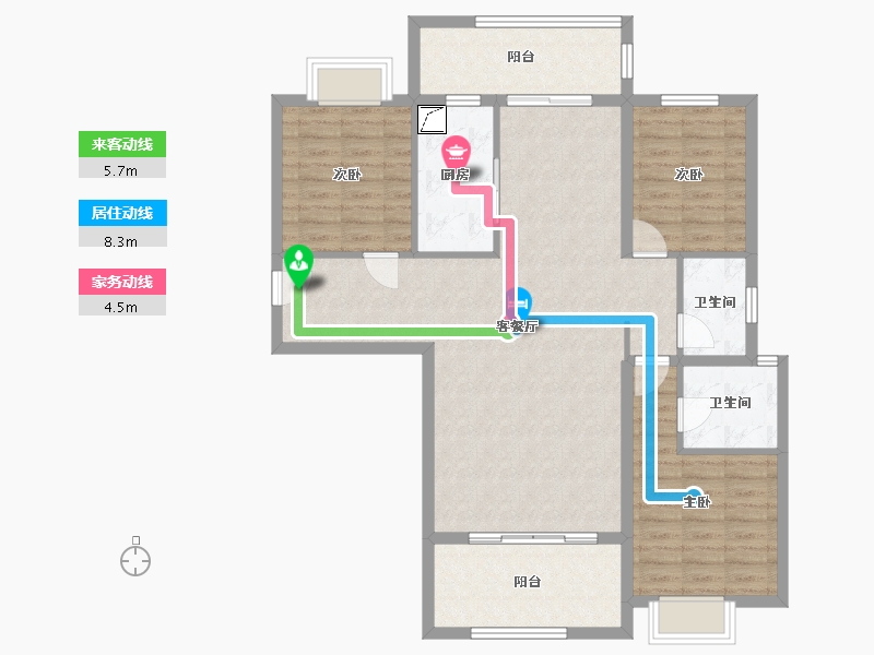 广东省-汕头市-金紫名邦-108.00-户型库-动静线