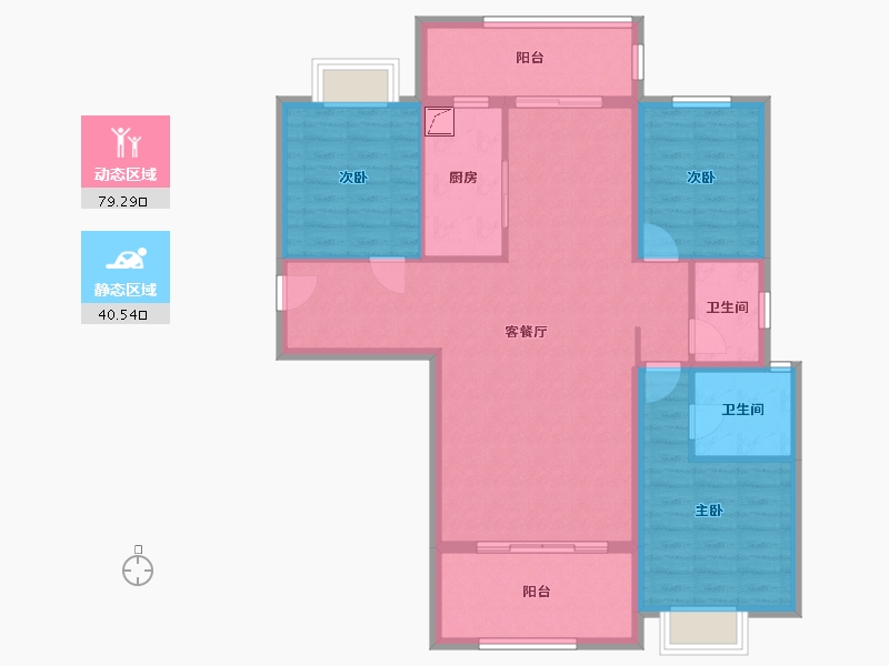 广东省-汕头市-金紫名邦-108.00-户型库-动静分区