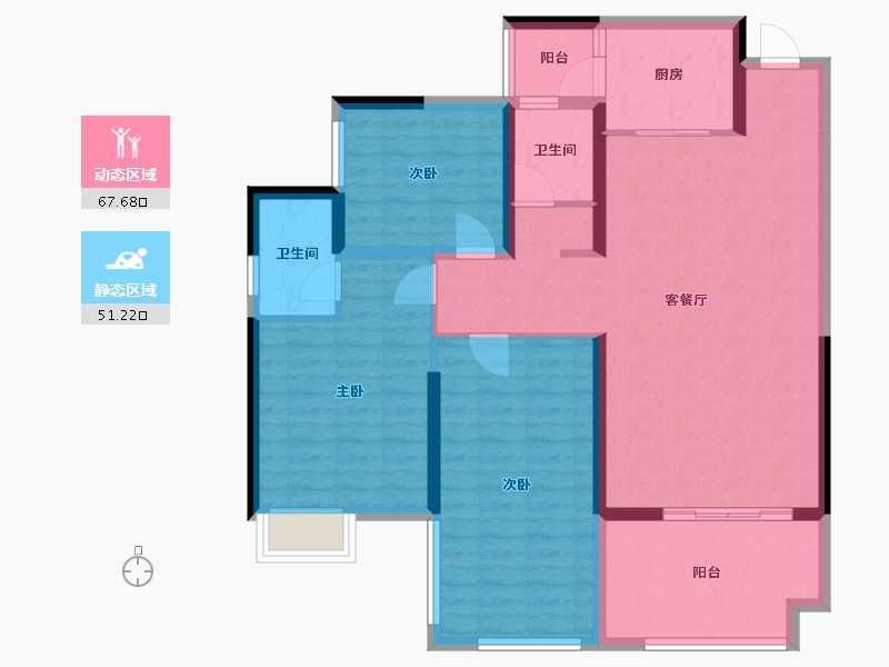 广西壮族自治区-桂林市-府悦世家-120.00-户型库-动静分区