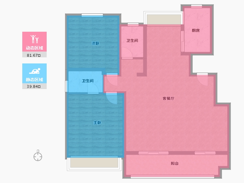 江苏省-宿迁市-新城荷畔-110.00-户型库-动静分区