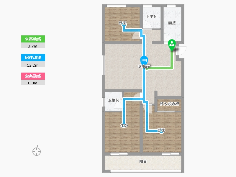 山东省-潍坊市-红高粱皋头小区-124.50-户型库-动静线