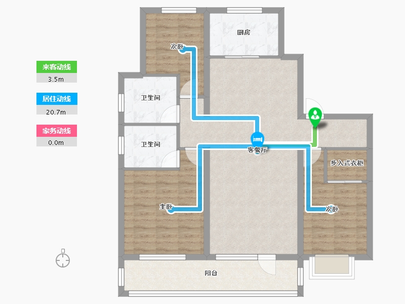 山东省-烟台市-瑞东瑞学府-99.40-户型库-动静线