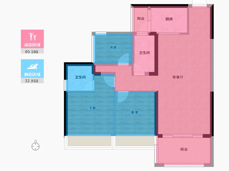 广东省-惠州市-联运尚景雅园-82.91-户型库-动静分区