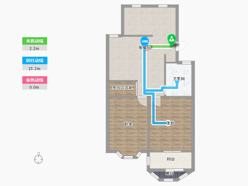 江苏省-无锡市-盛岸花园-98.00-户型库-动静线