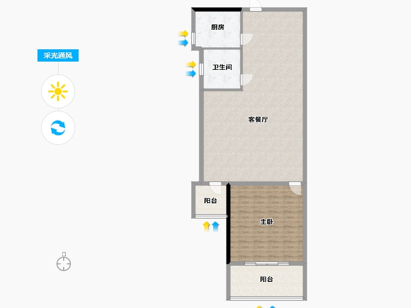 广东省-深圳市-科裕新村-108.00-户型库-采光通风