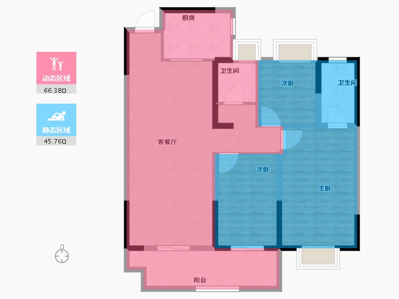 河南省-驻马店市-西亚美悦城-100.41-户型库-动静分区