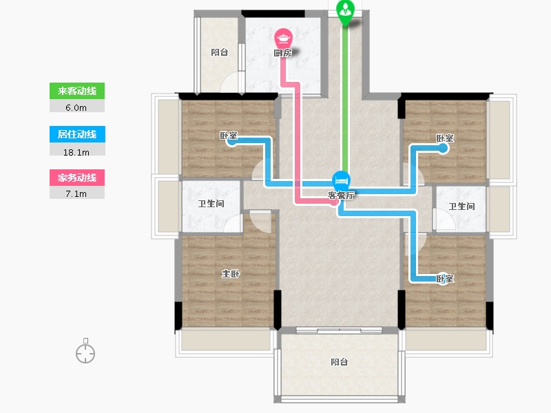 广东省-惠州市-金碧湾花园-114.18-户型库-动静线