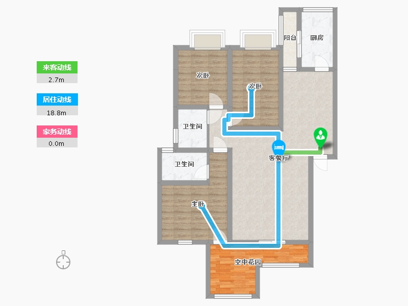 四川省-成都市-宗申流溪别院-110.37-户型库-动静线