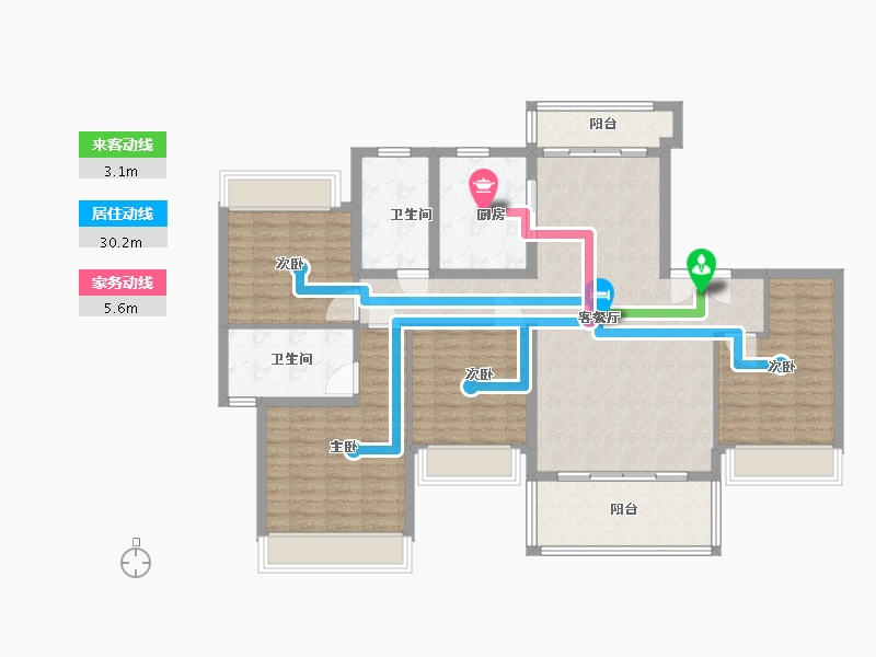 河南省-郑州市-融园-121.00-户型库-动静线