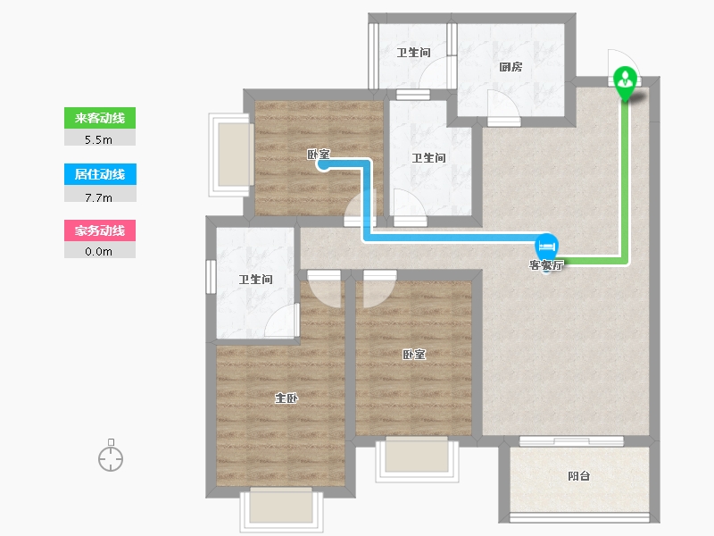 四川省-成都市-太阳公元-91.07-户型库-动静线