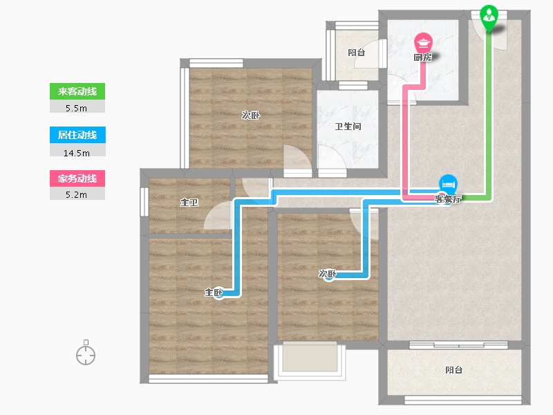 四川省-成都市-珑山樾-81.50-户型库-动静线