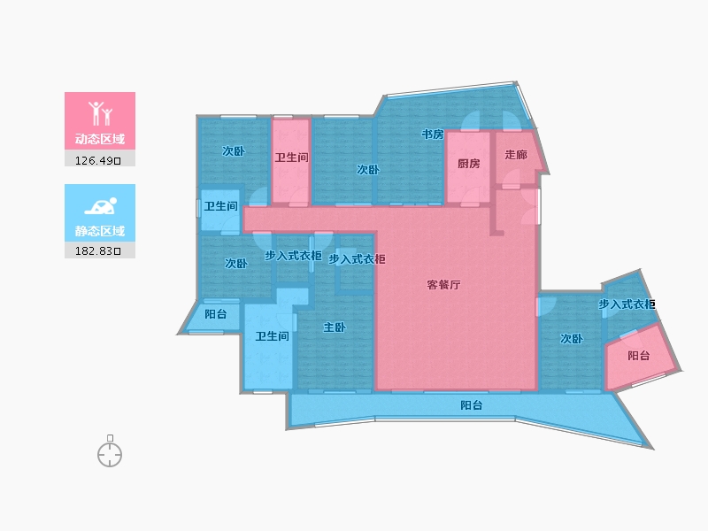 四川省-成都市-麓湖生态城-280.00-户型库-动静分区