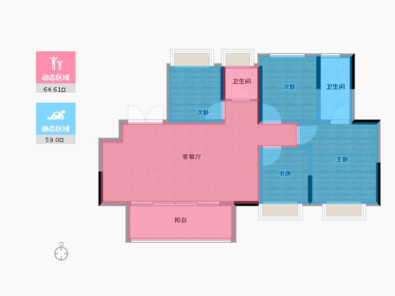 四川省-成都市-东原中业印江洲-112.00-户型库-动静分区