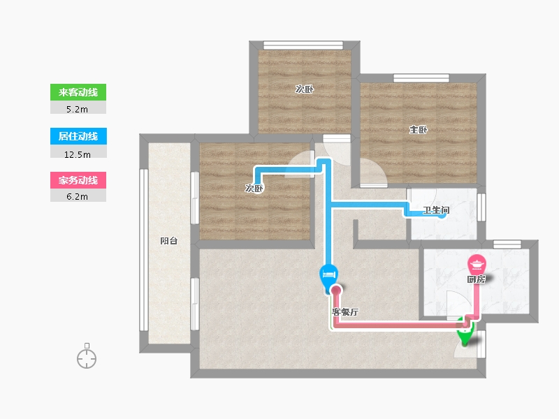 广西壮族自治区-南宁市-保利领秀前城-70.00-户型库-动静线