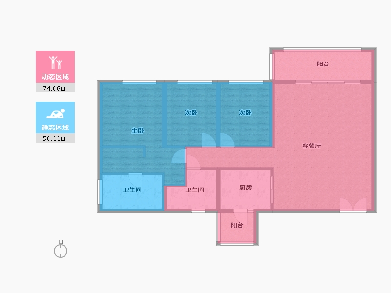 四川省-成都市-双楠悦天地-112.21-户型库-动静分区