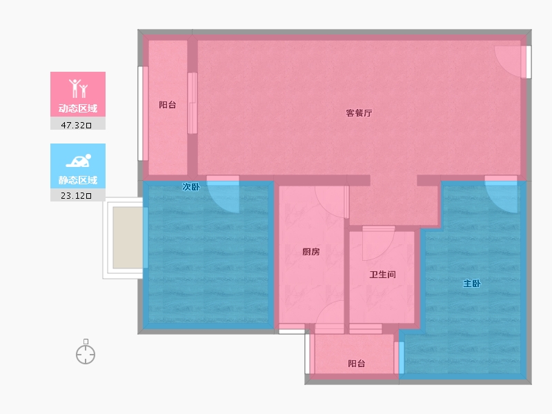 云南省-昆明市-誉峰国际-62.01-户型库-动静分区