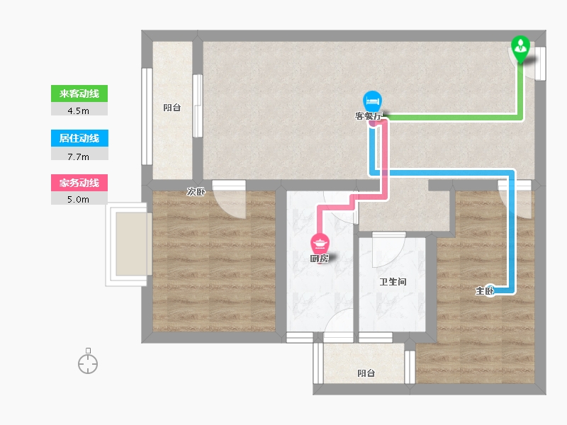 云南省-昆明市-誉峰国际-62.01-户型库-动静线