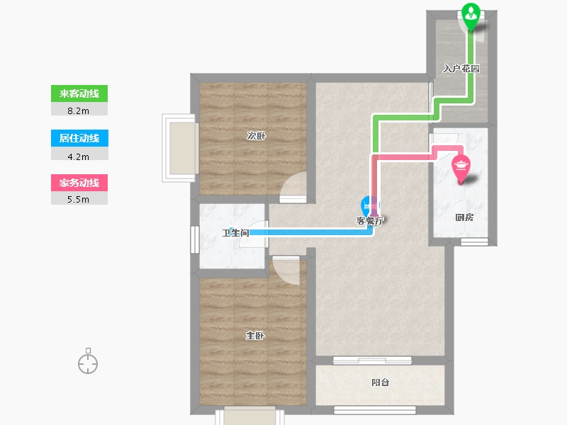 云南省-昆明市-誉峰国际-71.50-户型库-动静线