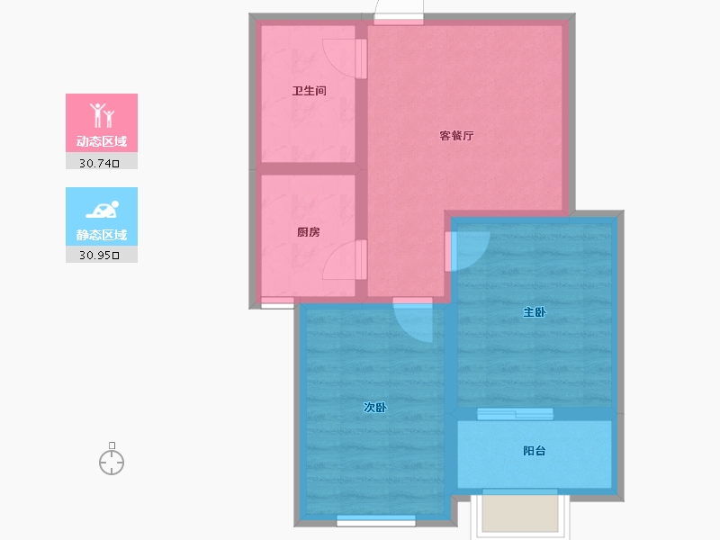 山东省-潍坊市-滨海87号-54.09-户型库-动静分区