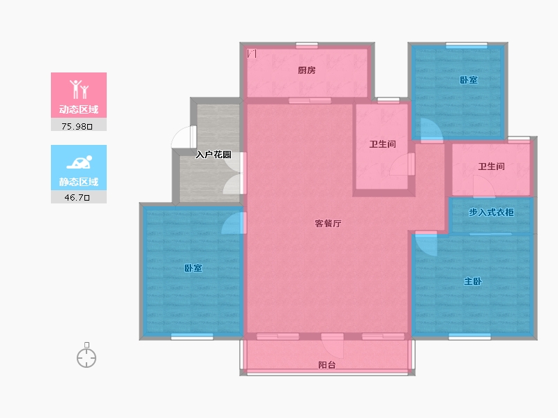 山东省-烟台市-磁山温泉小镇-117.11-户型库-动静分区