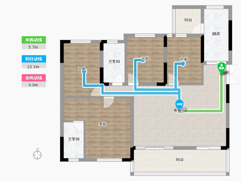 四川省-成都市-邦泰宽语-119.27-户型库-动静线