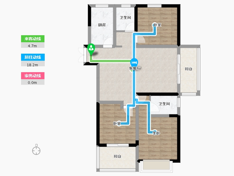 河南省-洛阳市-君河湾-89.93-户型库-动静线