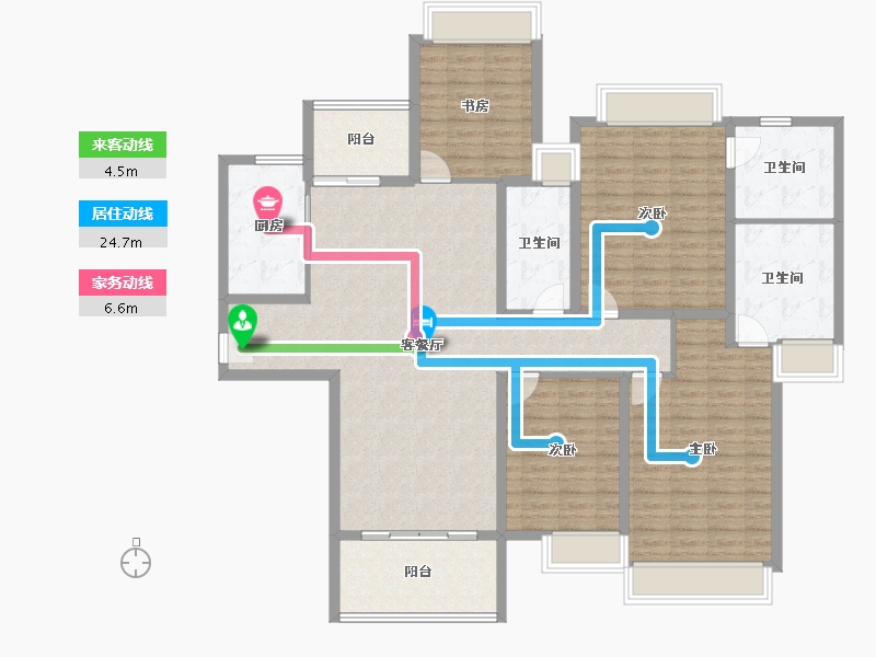 海南省-陵水黎族自治县-雅居乐清水湾-150.15-户型库-动静线