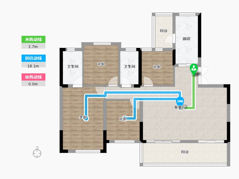 四川省-成都市-邦泰宽语-114.35-户型库-动静线