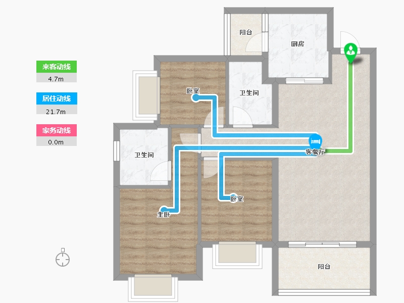 四川省-成都市-恒大牧云天峰-81.63-户型库-动静线