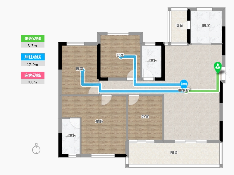 四川省-成都市-邦泰宽语-117.12-户型库-动静线