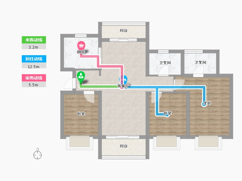 四川省-成都市-城投中南智在云辰-81.17-户型库-动静线