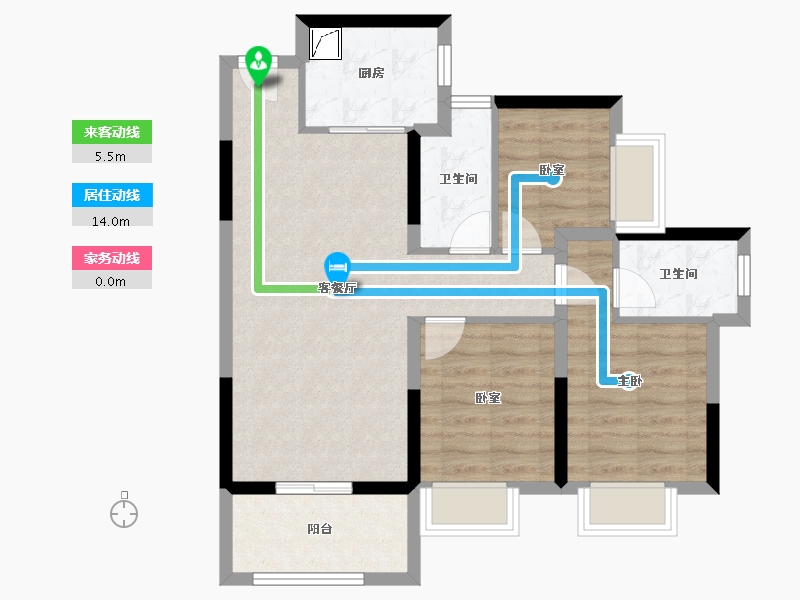 广东省-惠州市-三里深境-71.62-户型库-动静线