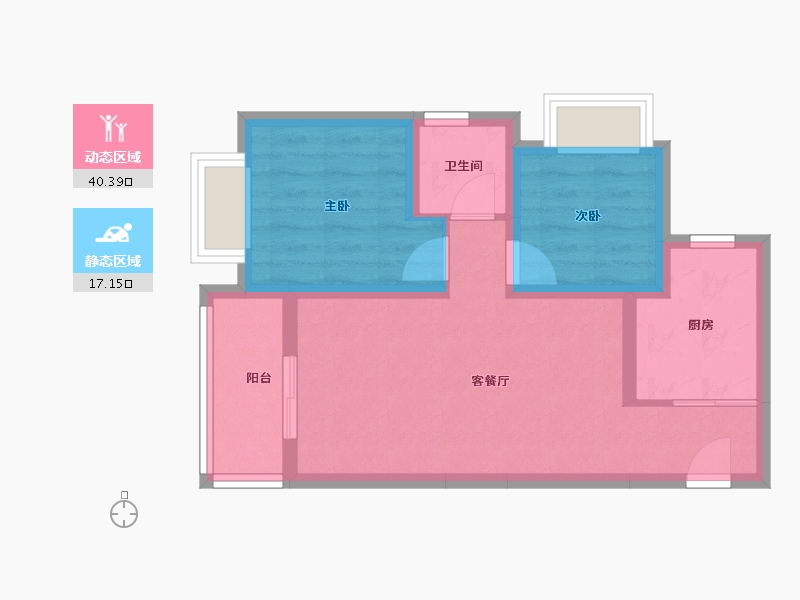 云南省-昆明市-中建龙熙国际-50.27-户型库-动静分区