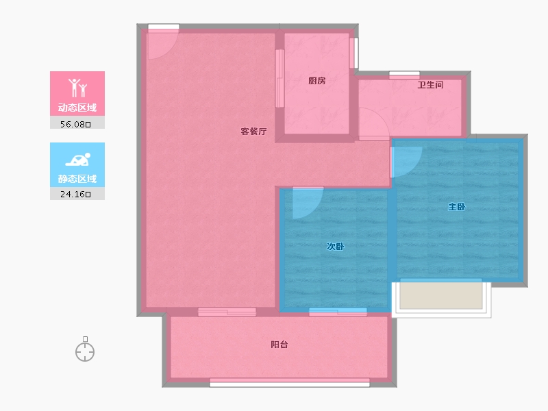 云南省-昆明市-七彩云南古滇名城-72.00-户型库-动静分区