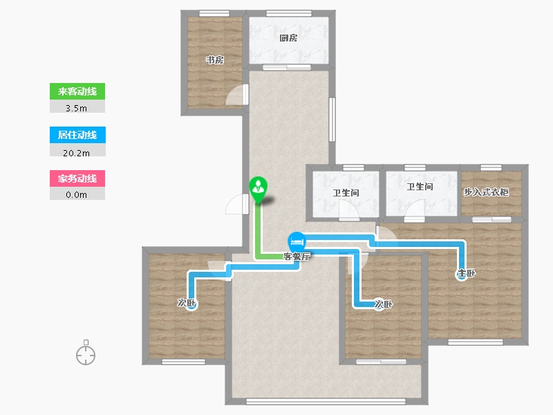 河北省-邢台市-金域华府-125.00-户型库-动静线