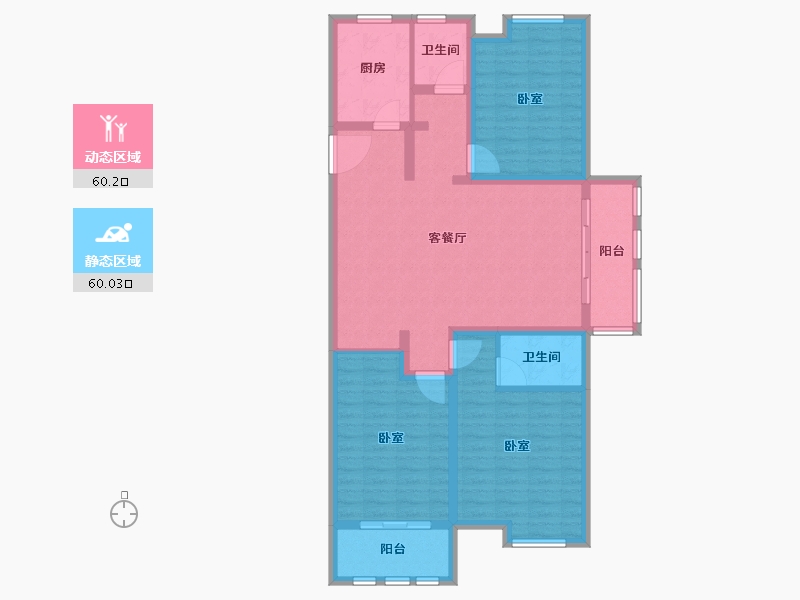 河南省-南阳市-东郡华府-107.80-户型库-动静分区