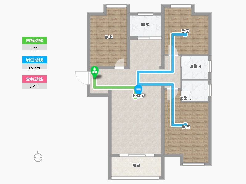 河南省-南阳市-东郡华府-101.77-户型库-动静线