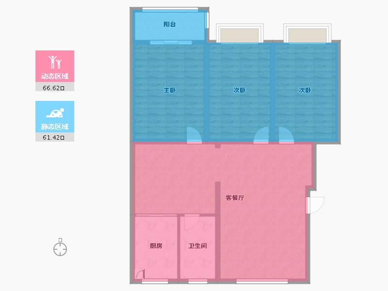 河北省-沧州市-小堤-116.00-户型库-动静分区