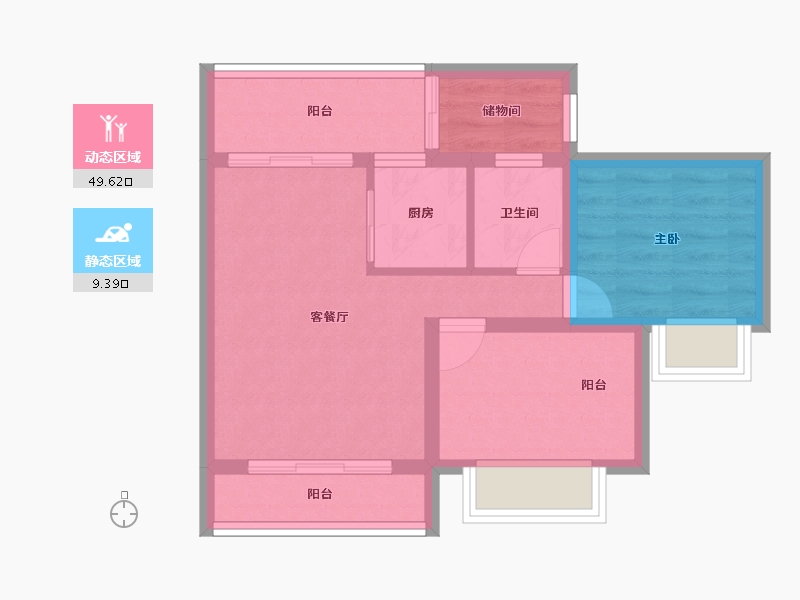 海南省-万宁市-石梅半岛-51.45-户型库-动静分区