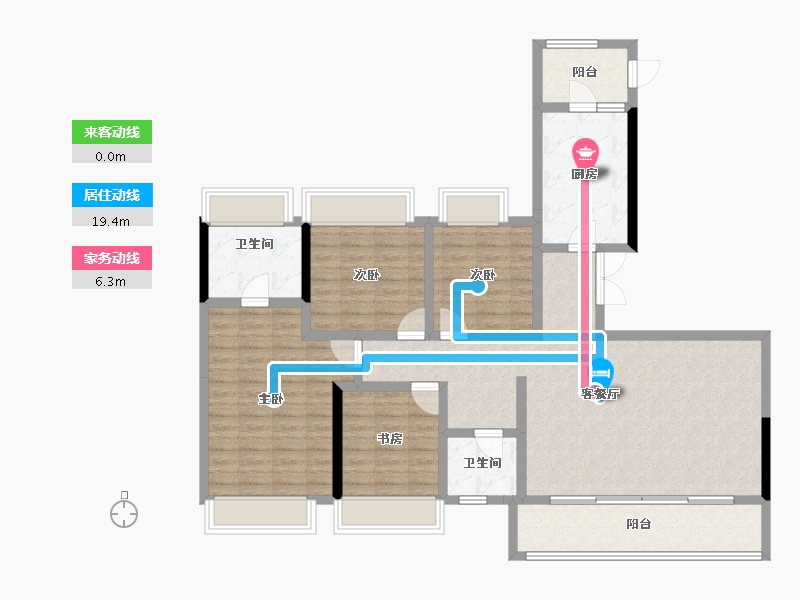 四川省-成都市-天府公园未来城-122.36-户型库-动静线