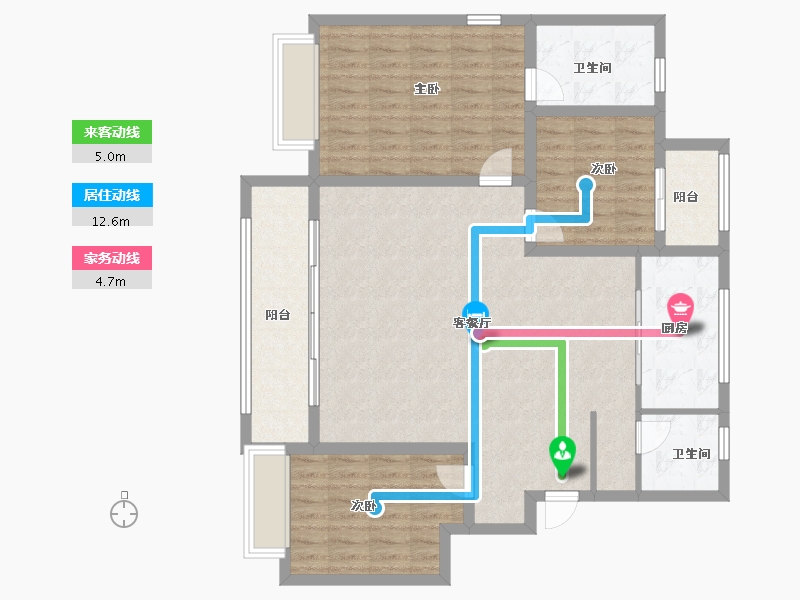 天津-天津市-远洋114-114.00-户型库-动静线