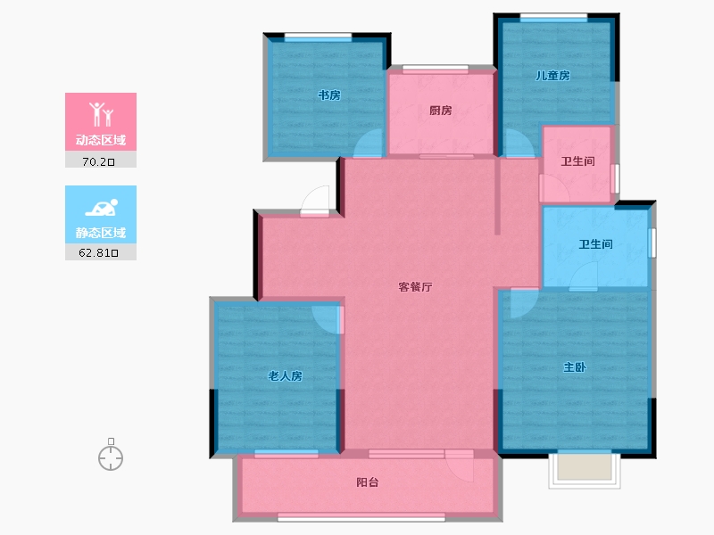 山东省-济宁市-春晓观棠-120.00-户型库-动静分区