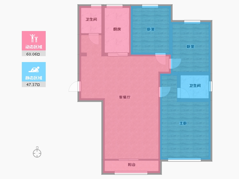 甘肃省-白银市-润景园-120.00-户型库-动静分区