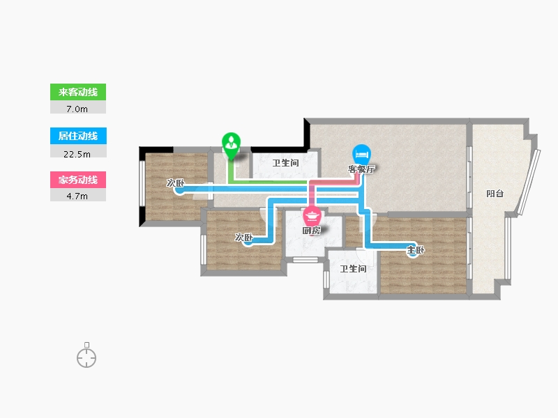 四川省-成都市-中国青城国际颐养中心-93.48-户型库-动静线