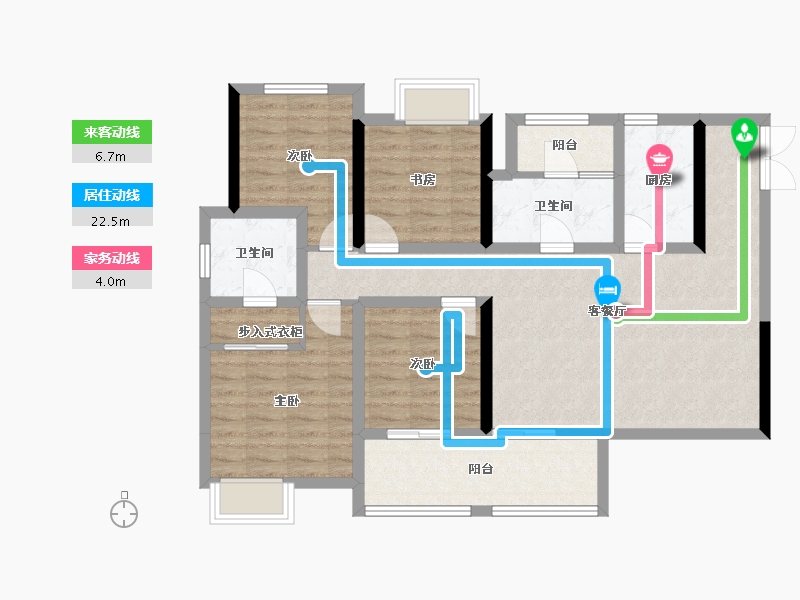 四川省-成都市-川发天府上城-97.63-户型库-动静线