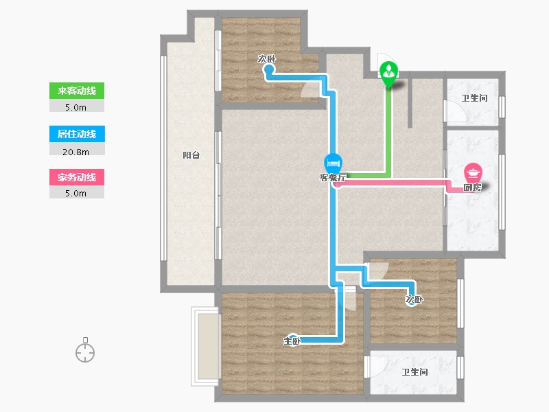 天津-天津市-远洋123-123.00-户型库-动静线