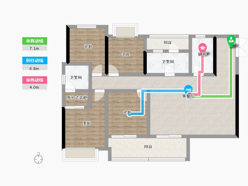 四川省-成都市-川发天府上城-106.33-户型库-动静线