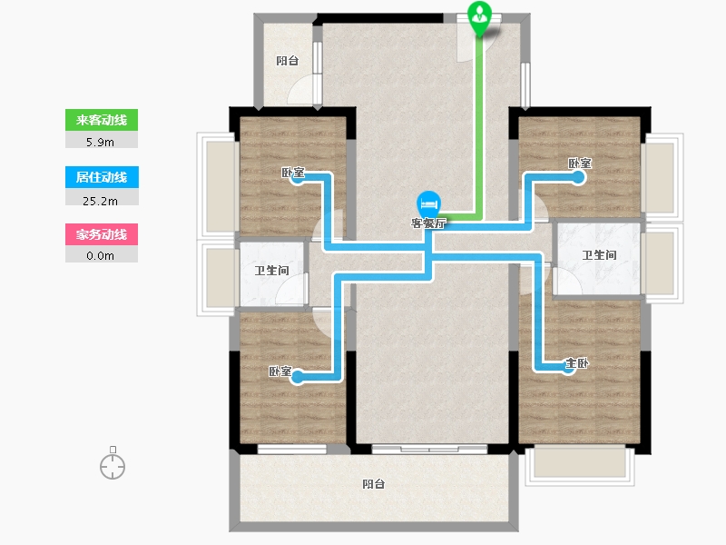 广东省-惠州市-御水龙庭-111.13-户型库-动静线