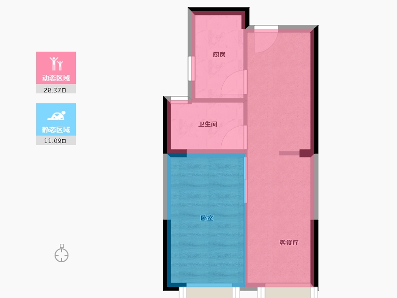 云南省-昆明市-学府康城-34.90-户型库-动静分区