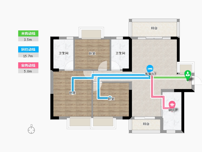 广东省-惠州市-荣佳国韵-83.11-户型库-动静线